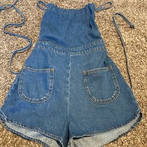 Brand New Urban Outfitters Denim Romper